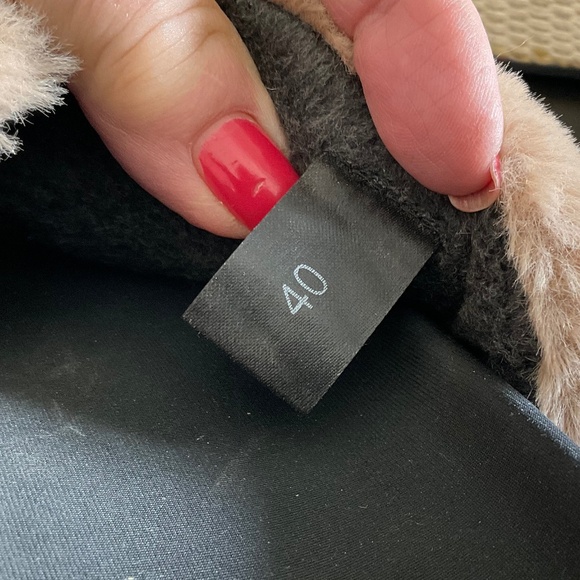 ROAM Prism Slipper Faux Fur Cream Size 10 EU 40 - Picture 4 of 6